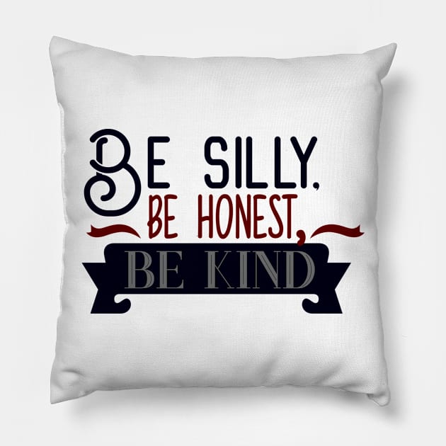 Be Kind Motivation Pillow by Usea Studio