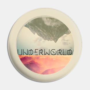 Under world logo Pin