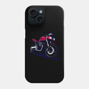 CB Red Sportbike Motorcycle Sticker Phone Case