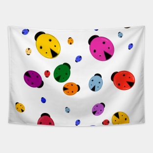 Fun bright ladybug pattern Tapestry