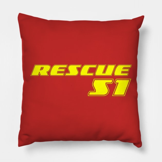 Rescue 51 Pillow by Vandalay Industries