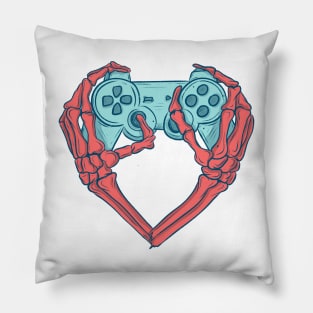 I heart video games Pillow