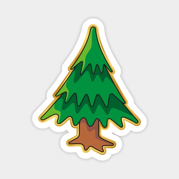 Christmas Tree Magnet by sifis