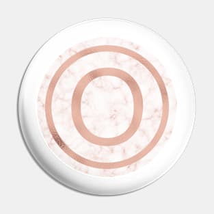 Rose Gold Marble Omikron Pin