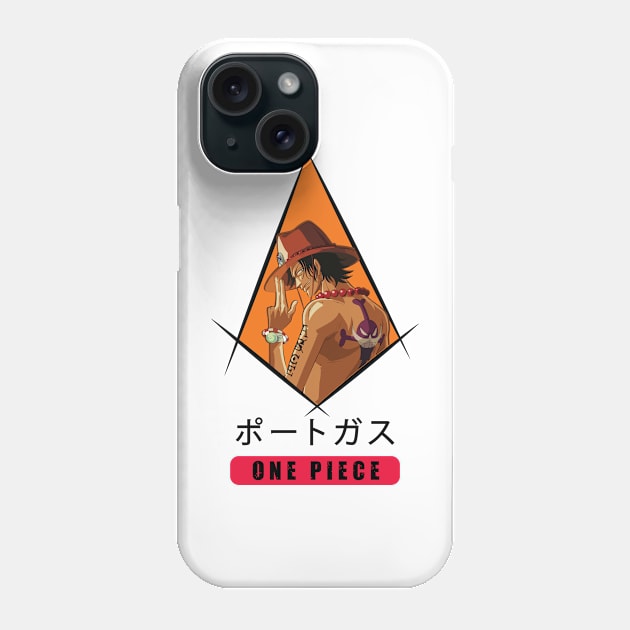 ONE PIECE T-SHIRT FUN T-SHIRT PO14 Phone Case by Huko