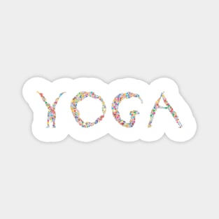 Yoga Conecting People New Design Magnet