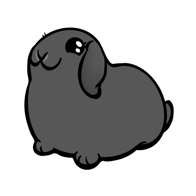 Gray Lop Bunny Rabbit Coney by RJKpoyp