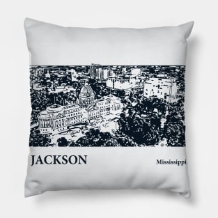 Jackson - Mississippi Pillow