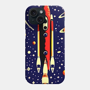 Retro Spaceship Phone Case