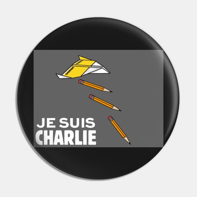 Je Suis Charlie Pin by gabitolgyesi