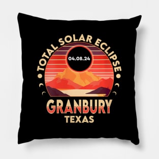 Wos Granbury Texas Eclipse 2024 Total Solar Eclipse Pillow