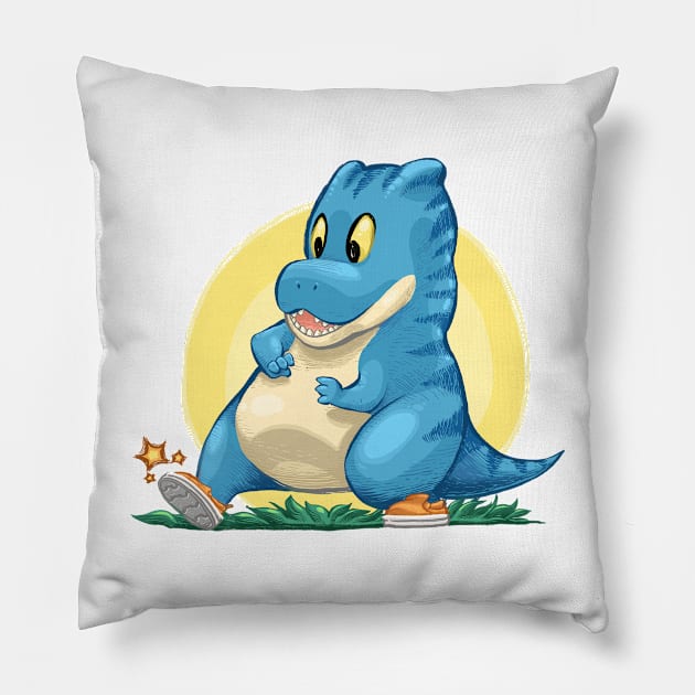 Rex New Shoes Pillow by wakwakruak