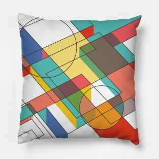 Mid Century Modern Abstraction Pillow