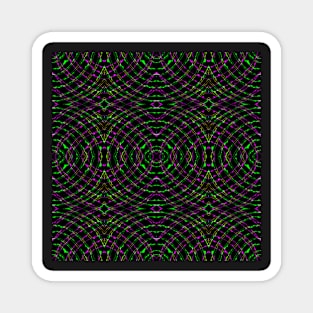 An abstract design on black Magnet