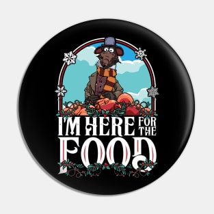 Muppet Christmas Carol Here For The Food Pin