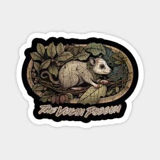 Veganism Opossum Magnet