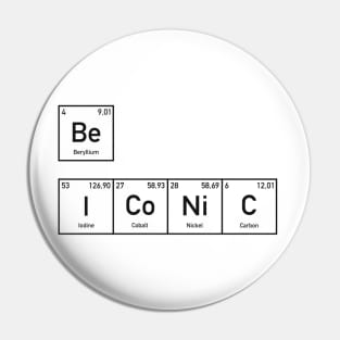 Elementary message: Be iconic Pin