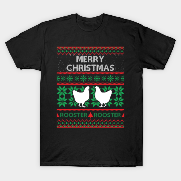 rooster christmas sweater