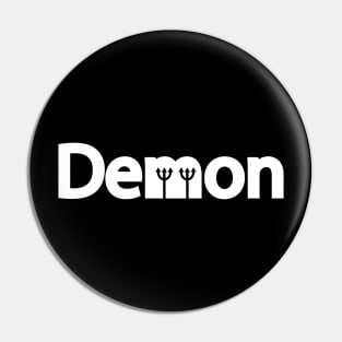 Demon Artistic Design Pin