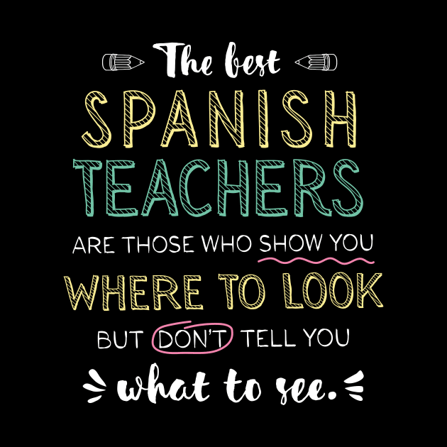 The best Spanish Teachers Appreciation Gifts - Quote Show you where to look by BetterManufaktur