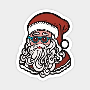 Santa Claus Wearing Sunglasses Magnet