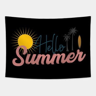 Hello Summer, great Summer Awesome summer T-shirt. Tapestry