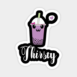 Thirsty Kawaii Bubble Tea Love Magnet