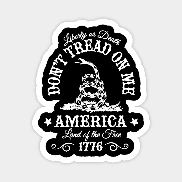 Don't Tread On Me - Front Design Magnet by NeilGlover