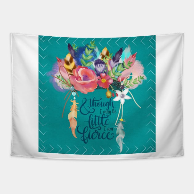 Little but Fierce Tapestry by AndreaBlack