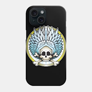 Angel Skull n Crossbones Phone Case