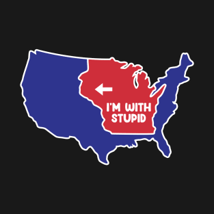 Wisconsin State Design for patriotic Wisconsinites T-Shirt