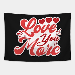 Valentine's Day Stickers - Love You More Tapestry