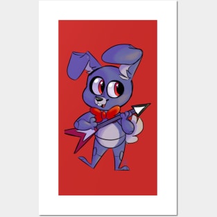 Fnaf 1 Bonnie Art Board Print for Sale by opthedragon