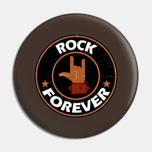 Rock Forever Starbucks Pin