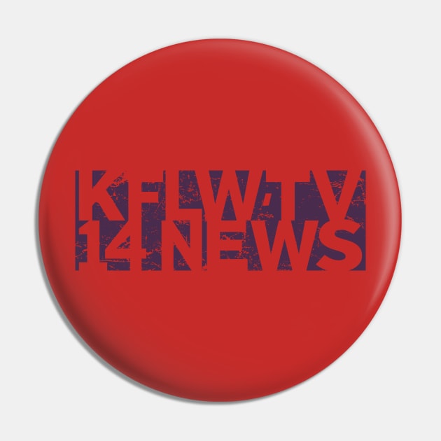 Die Hard – KFLW-TV 14 News Logo (aged and weathered) Pin by GraphicGibbon