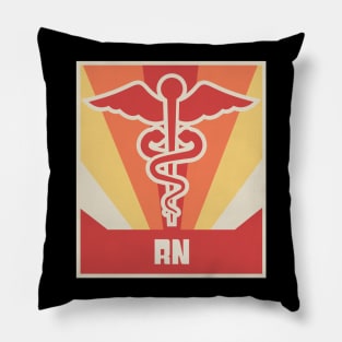 Vintage Cadeuces | RN Registered Nurse Nursing Gift Pillow