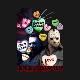 Horror Valentine's Day Novelty Tee T-Shirt