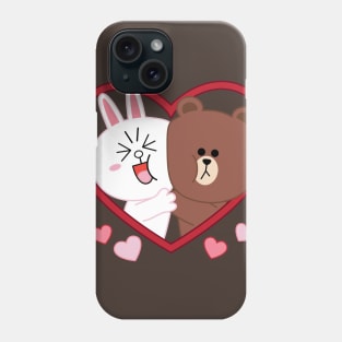 Brown & Cony Hug Phone Case