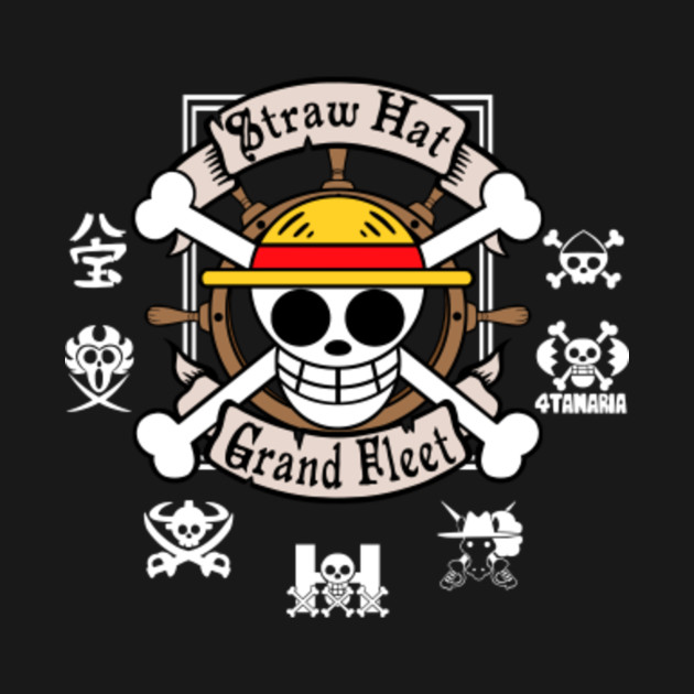 Straw Hat Grand Fleet One Piece TShirt TeePublic