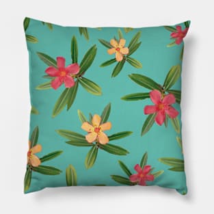 nerium oleander Pillow