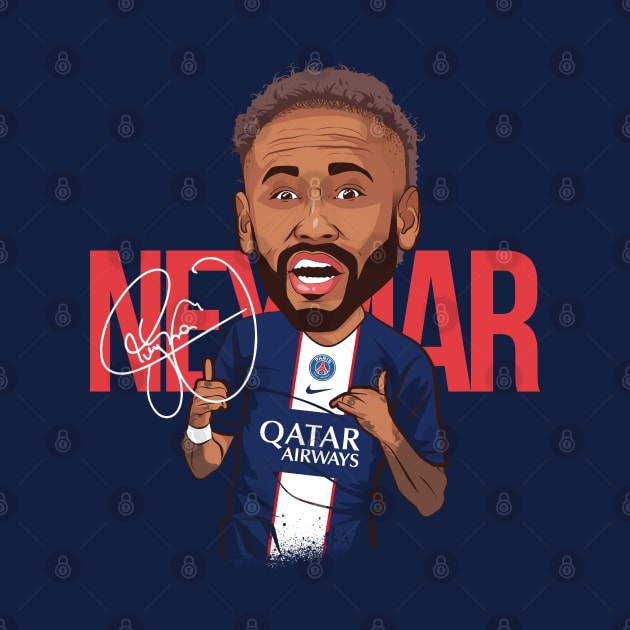 Neymar PSG by portraiteam