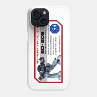 Protected by ED-209 Phone Case