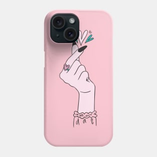 Finger Heart Phone Case