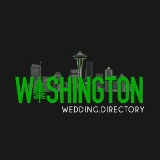 Washington Wedding Directory Logo (Dk) T-Shirt