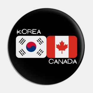 Korean Canadian - Korea, Canada Pin