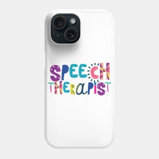 Cute Speech Therapist Gift Idea Back to School Phone Case