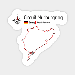 Circuit Nördschleife - Circuit Nürburgring Germany Magnet