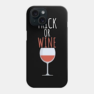 Trick or wine Phone Case