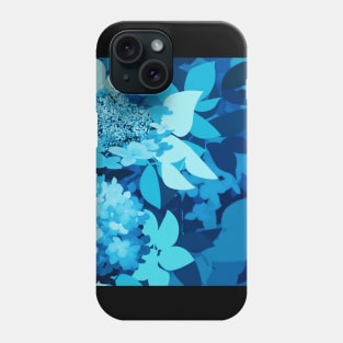 Blue hydrangea Phone Case