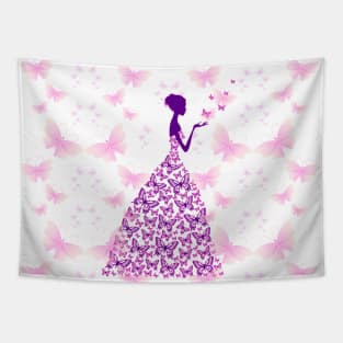 Butterfly Pattern Design Tapestry